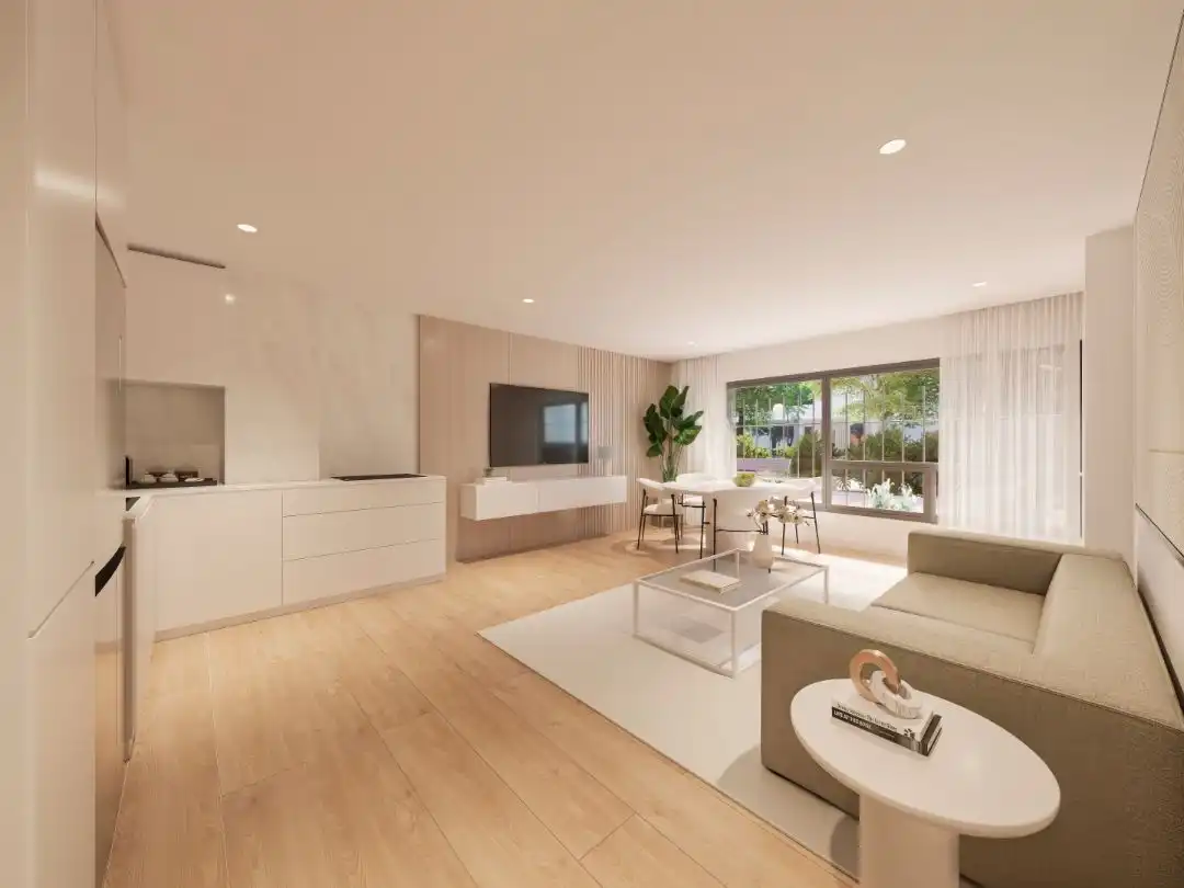 Piso en venta en Calle Pintor Asenjo, 8, Iturrama Sala de estar de Piso en venta en Pamplona / Iruña con Aire acondicionado, Calefacción y Terraza