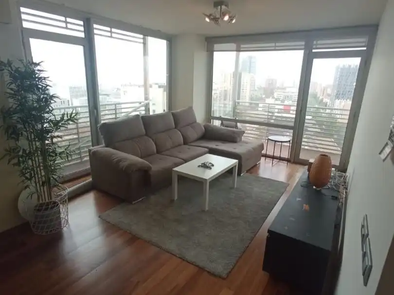 Apartamento en venta en Carrer de Ramon Llull, 468, Port Forum Sala de estar de Apartamento en venta en Sant Adrià de Besòs con Aire acondicionado, Terraza y Piscina