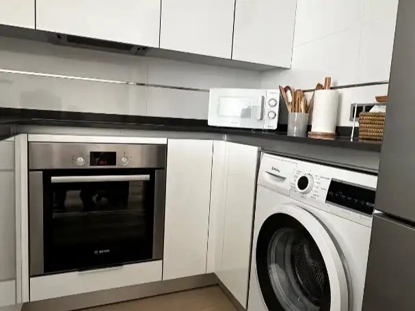 Flat for rent in Calle de María Reiche, 16, Valdebebas - Valdefuentes Kitchen of Flat for rent in Madrid with Air Conditioner, Heating and Storage room