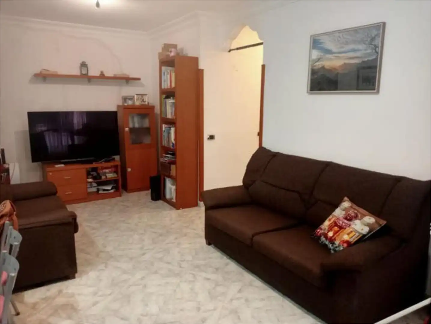 Piso de alquiler en La Feria Sala de estar de Piso de alquiler en Las Palmas de Gran Canaria con Amueblado