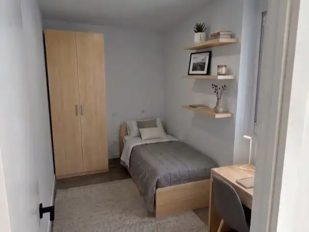 Wohnung zum Verkauf in Carrer de Vidal I Guasch, 97, Les Roquetes Schlafzimmer von Wohnung zum Verkauf in Barcelona Capital mit Klimaanlage