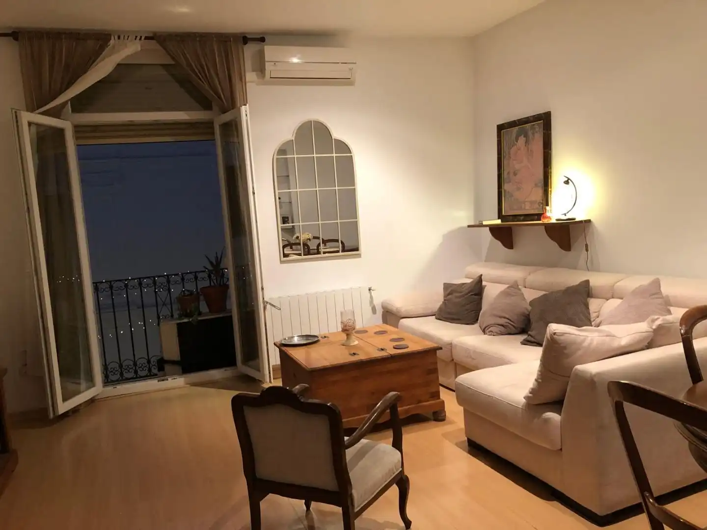 Sala d'estar de Pis de lloguer en Badajoz amb Aire condicionat, Calefacció i Moblat