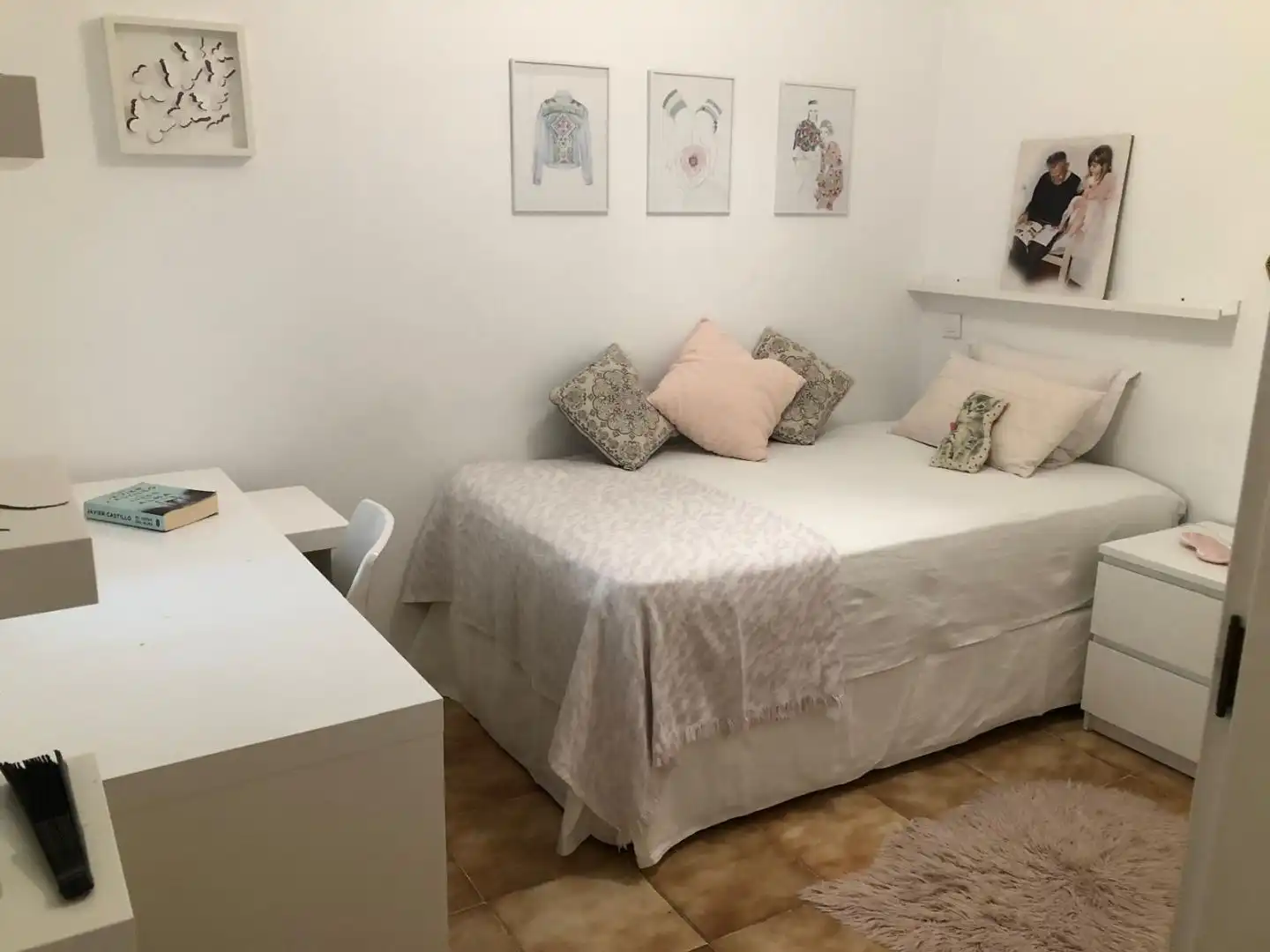 Dormitori de Pis de lloguer en Badajoz amb Aire condicionat, Calefacció i Moblat