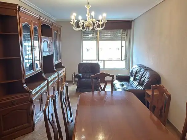 Flat for sale in Avenida San Agustín, 16, El Carbayedo - El Quirinal Dining room of Flat for sale in Avilés with Heating, Private garden and Parquet flooring