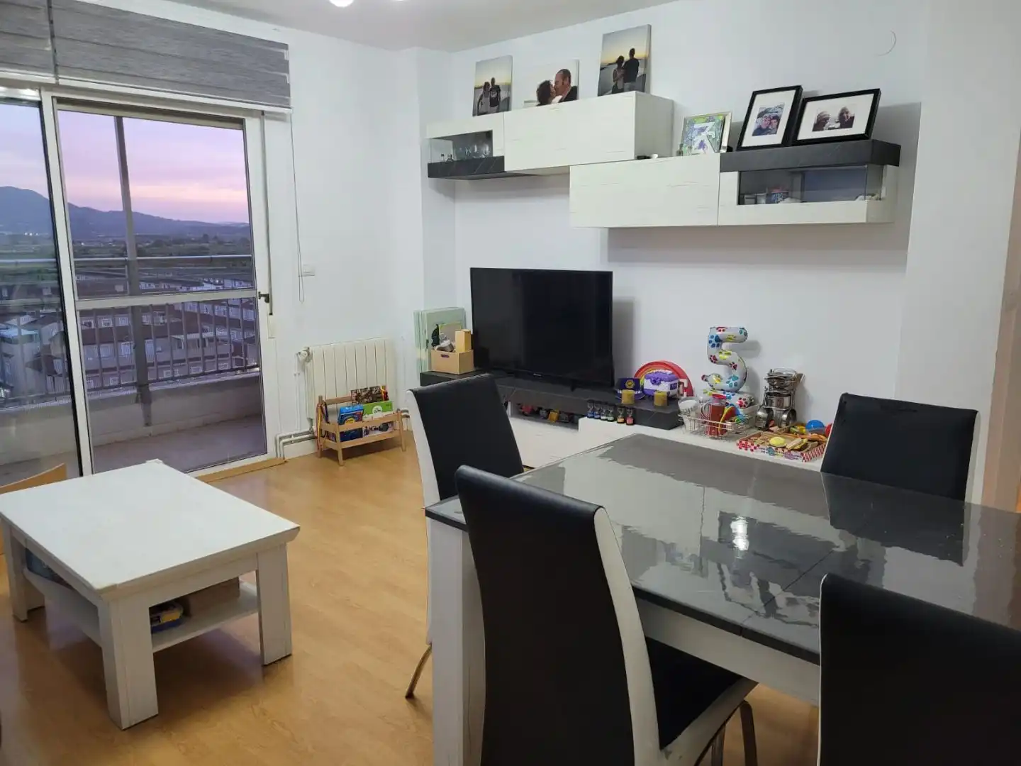 Sala de estar de Piso en venta en Sueca con Aire acondicionado y Balcón