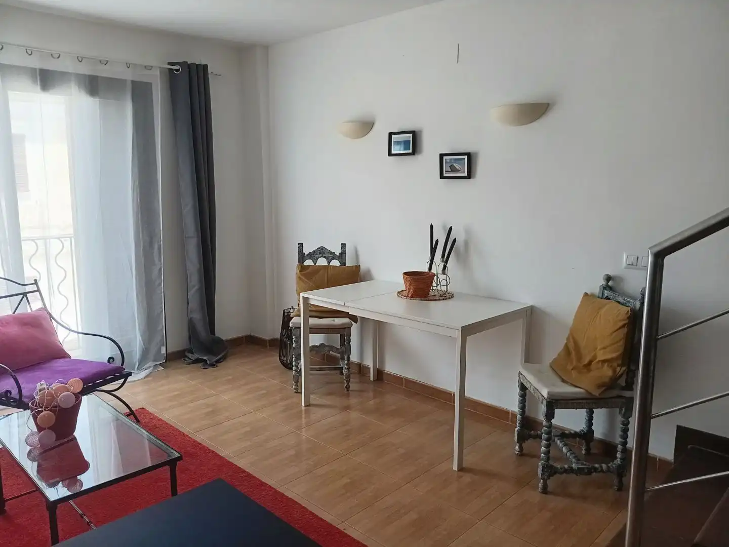Wohnzimmer von Wohnung zur Miete in Artà mit Terrasse, Möbliert und Balkon