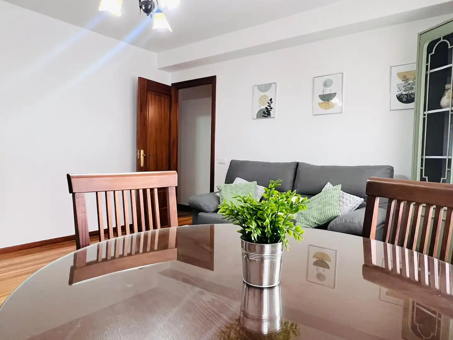 Flat for rent in Costa Nova de Abaixo, 7, Campus Norte - San Caetano Living room of Flat for rent in Santiago de Compostela with Heating, Storage room and Furnished