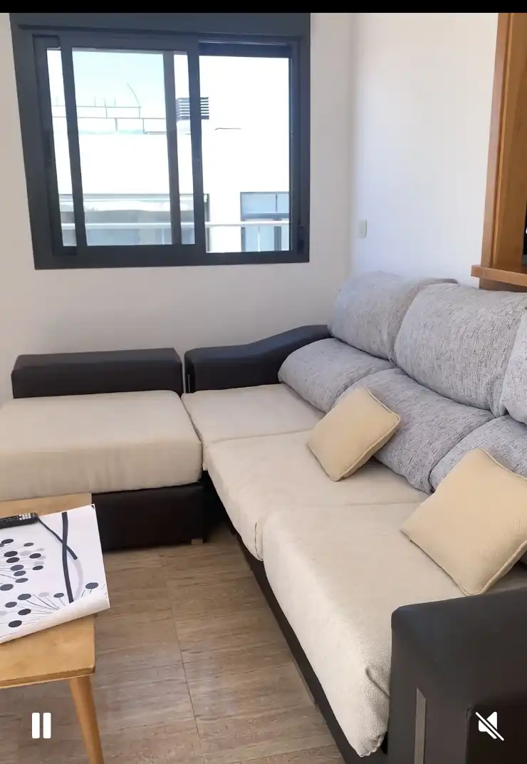 Ático de alquiler en Avenida Roquetas de Mar, 235, Roquetas Pueblo Sala de estar de Ático de alquiler en Roquetas de Mar con Aire acondicionado, Calefacción y Terraza