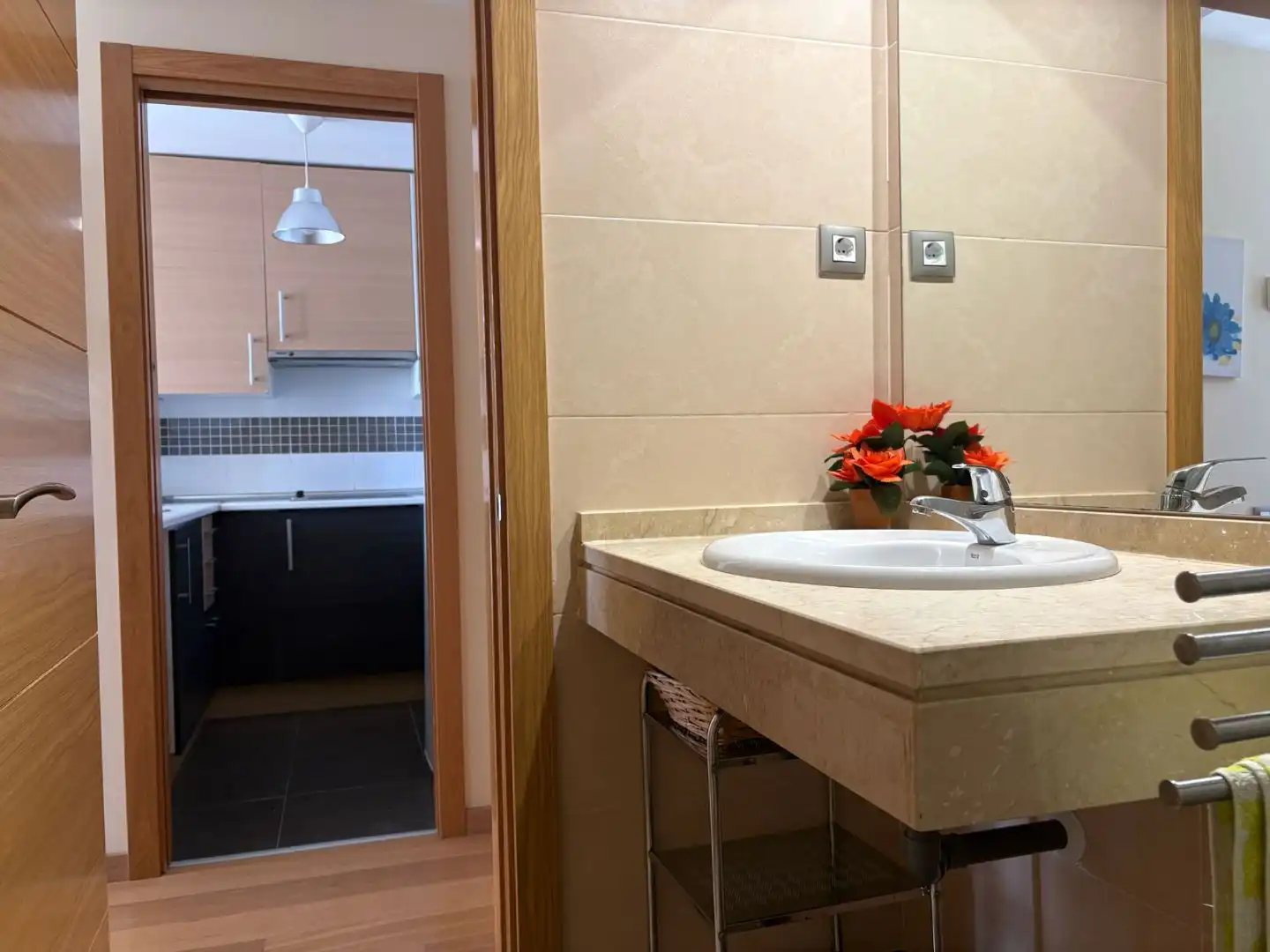 Flat for rent in Calle Moratilla de Henares, 11, Ensanche de Vallecas - La Gavia Bathroom of Flat for rent in Madrid with Air Conditioner, Heating and Private garden