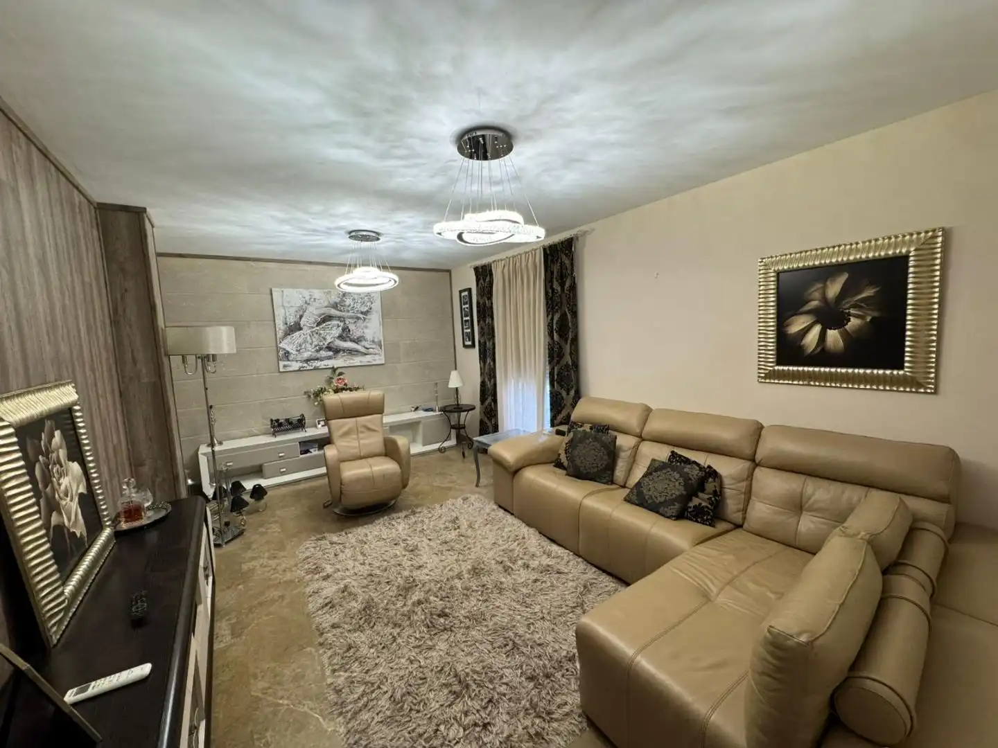 Living room of Detached homes for rent in Puente Genil  with Air Conditioner, Terrace and Furnished