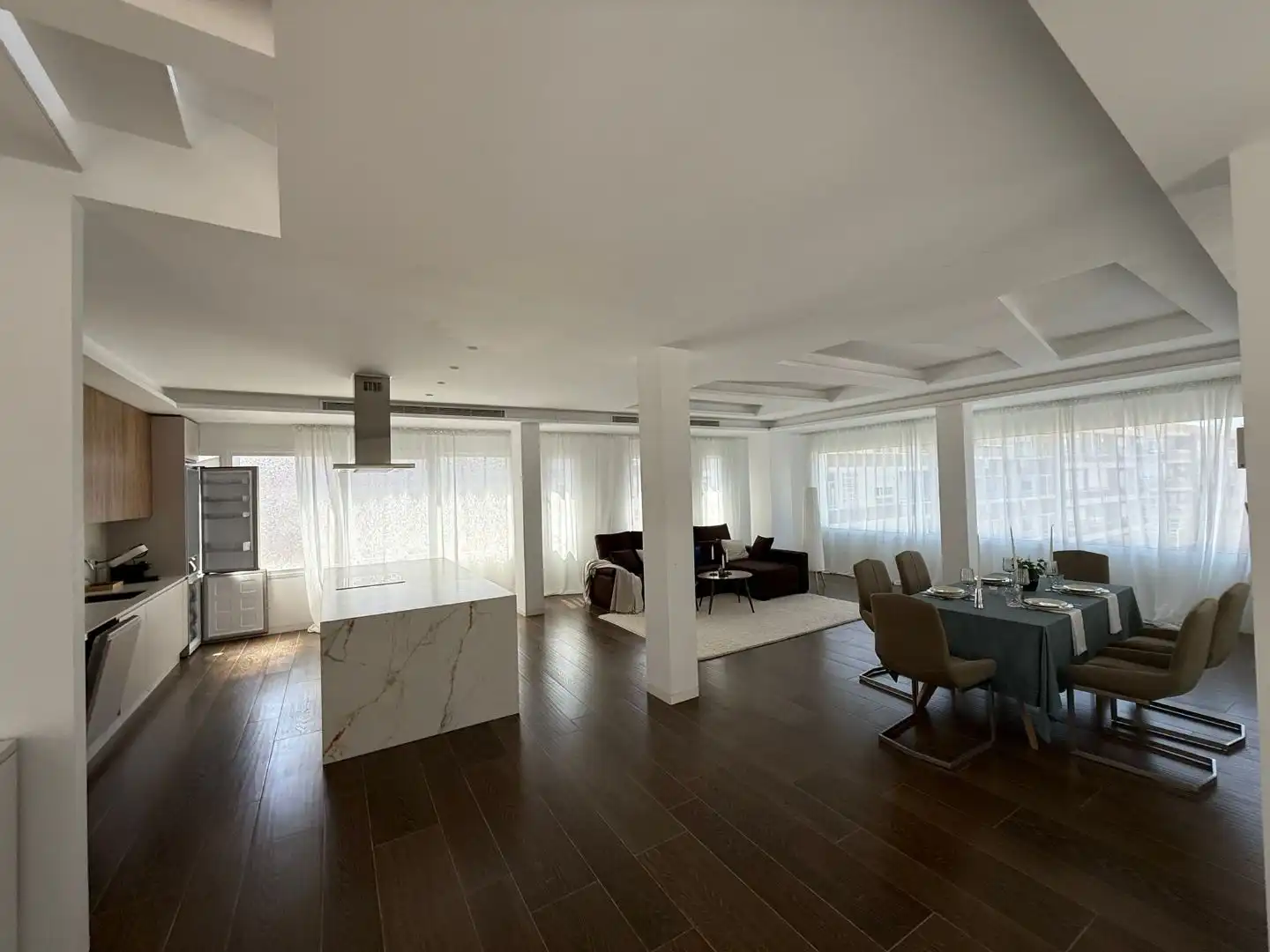 Sala d'estar de Àtic de lloguer en Torrevieja amb Aire condicionat i Terrassa