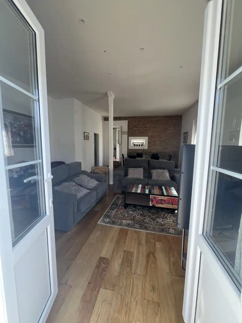 Sala de estar de Piso en venta en Lena con Jardín privado, Terraza y Amueblado