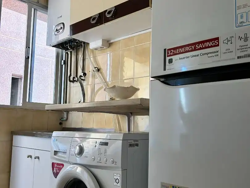 Flat for rent in Calle de Santa Irene, 16, Tres Olivos - Valverde Kitchen of Flat for rent in Madrid with Heating, Parquet flooring and Furnished
