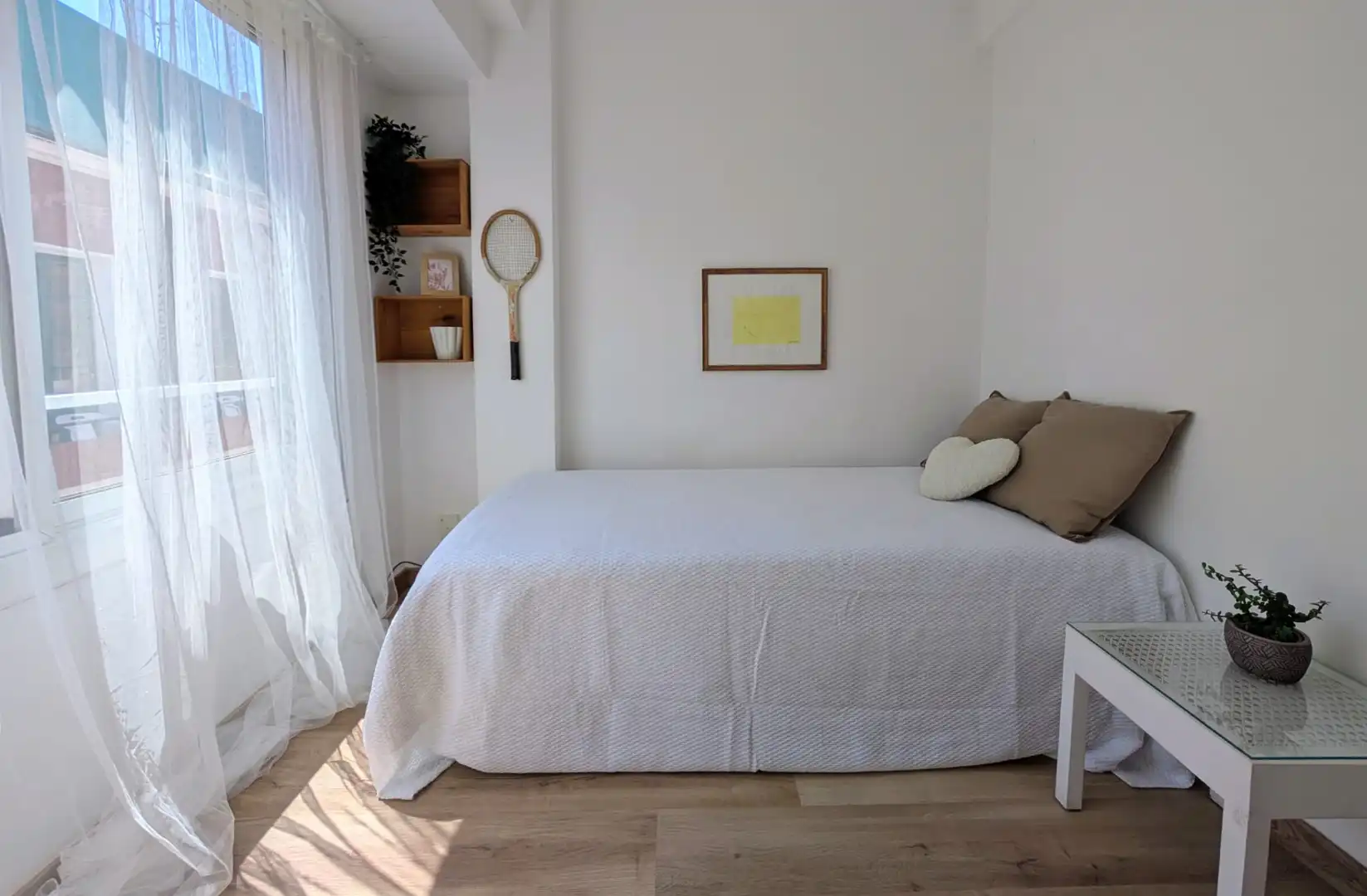 Flat for rent in Calle Peligros, 49, San Antón Bedroom of Flat for rent in Alicante / Alacant with Parquet flooring, Furnished and Balcony