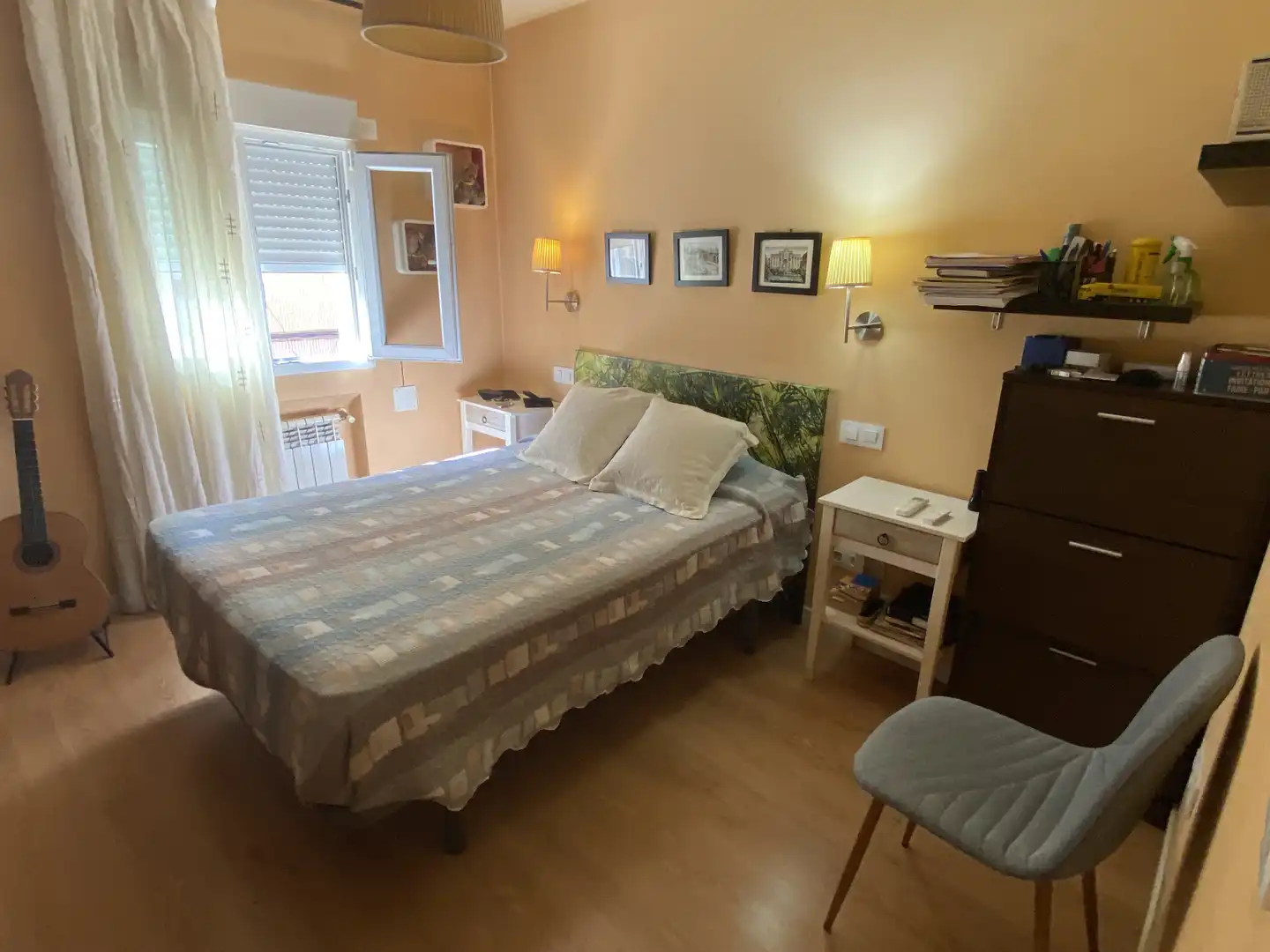 Schlafzimmer von Wohnung zum Verkauf in Madrid mit Klimaanlage, Heizung und Möbliert