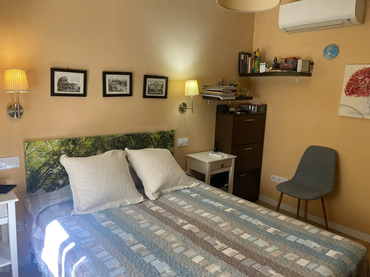 Schlafzimmer von Wohnung zum Verkauf in Madrid mit Klimaanlage, Heizung und Möbliert
