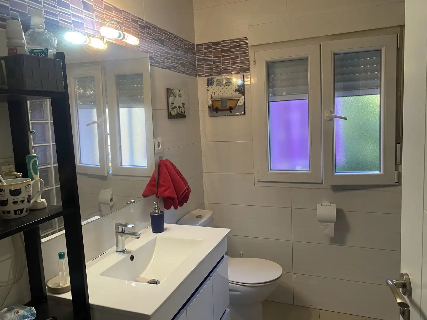 Badezimmer von Wohnung zum Verkauf in Madrid mit Klimaanlage, Heizung und Möbliert