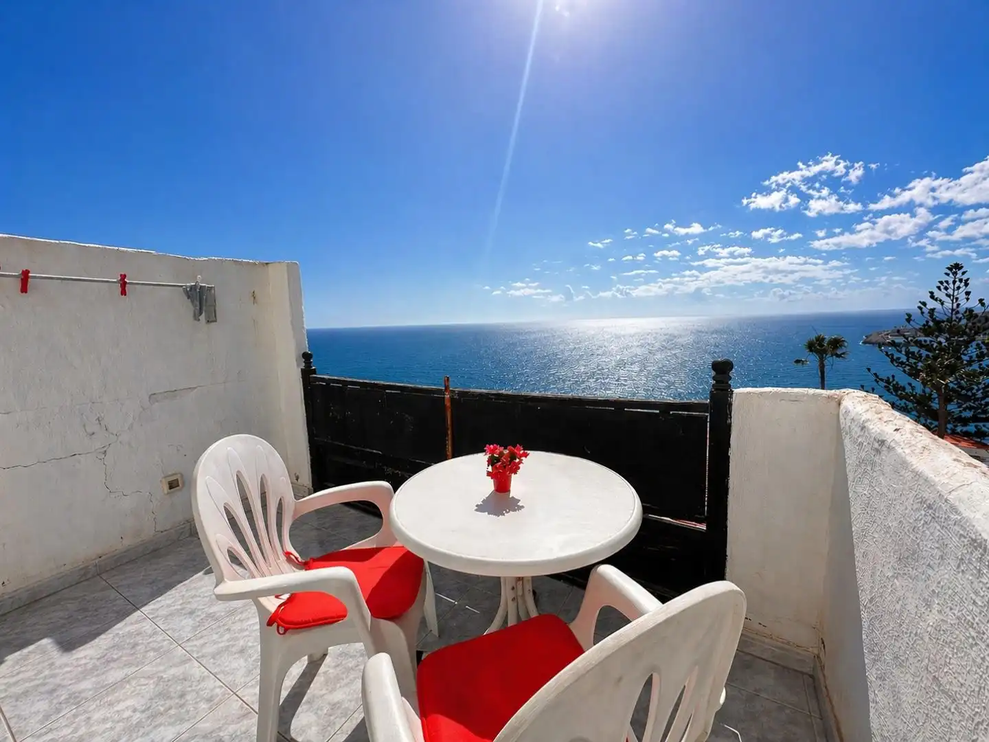 Flat for sale in Avenida los Guaires, 36, Arguineguín Terrace of Flat for sale in Mogán with Terrace, Swimming Pool and Furnished