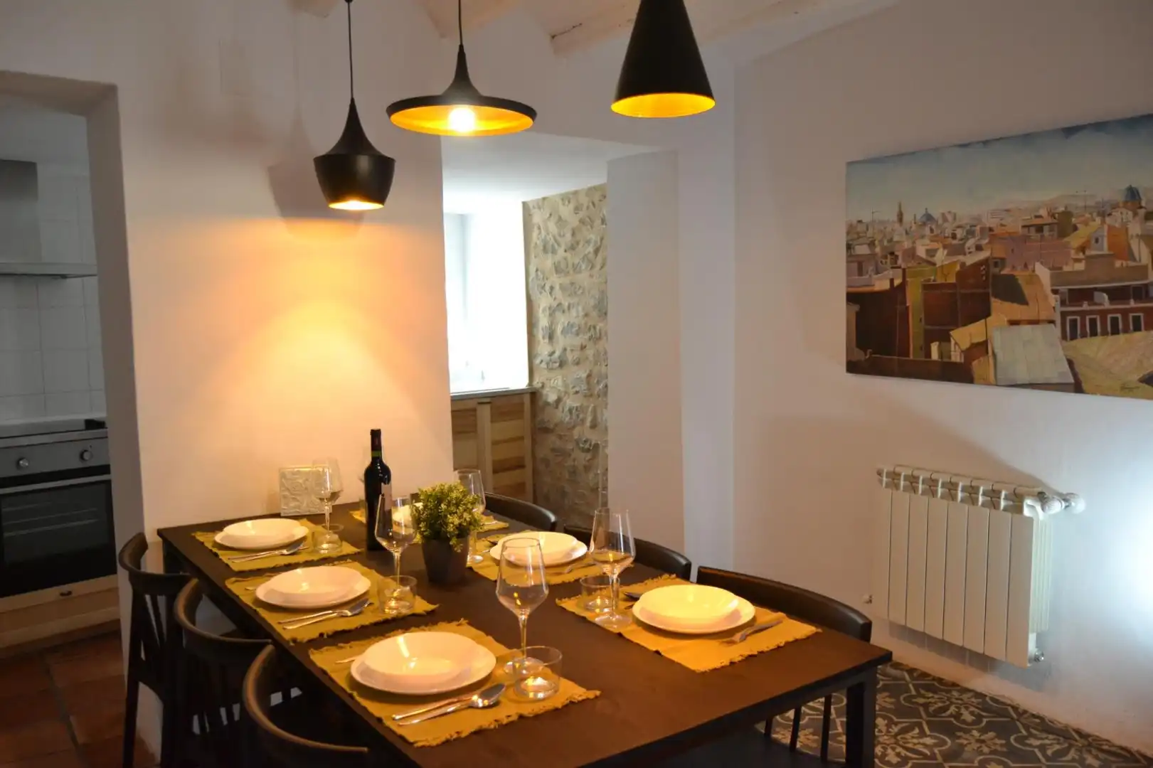 Flat for rent in Calle San Fernando, 15, Castell de Castells Dining room of Flat for rent in Castell de Castells with Heating, Terrace and Storage room