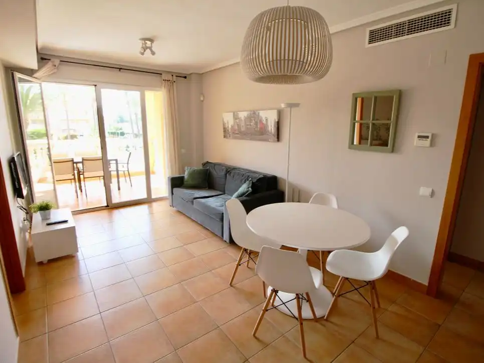 Wohnung zur Miete in Carretera de les Marines a Dénia, El Palmar - Los Molinos Wohnzimmer von Wohnung zur Miete in Dénia mit Klimaanlage, Heizung und Privatgarten