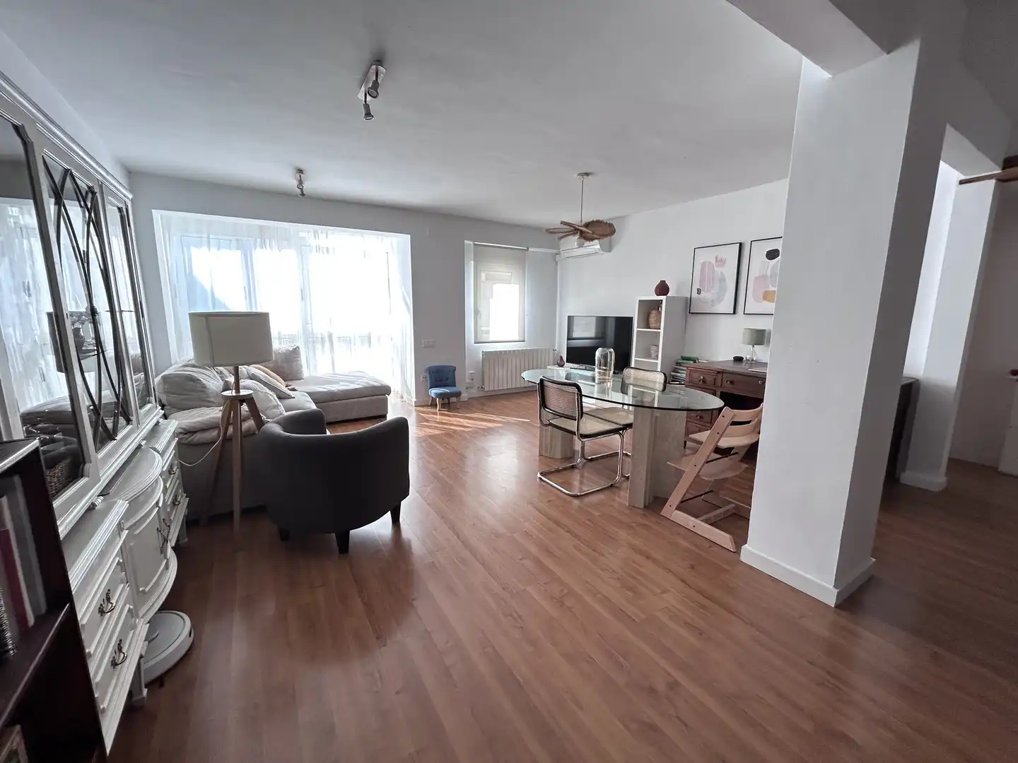 Sala de estar de Piso en venta en Valencia con Aire acondicionado, Calefacción y Parquet