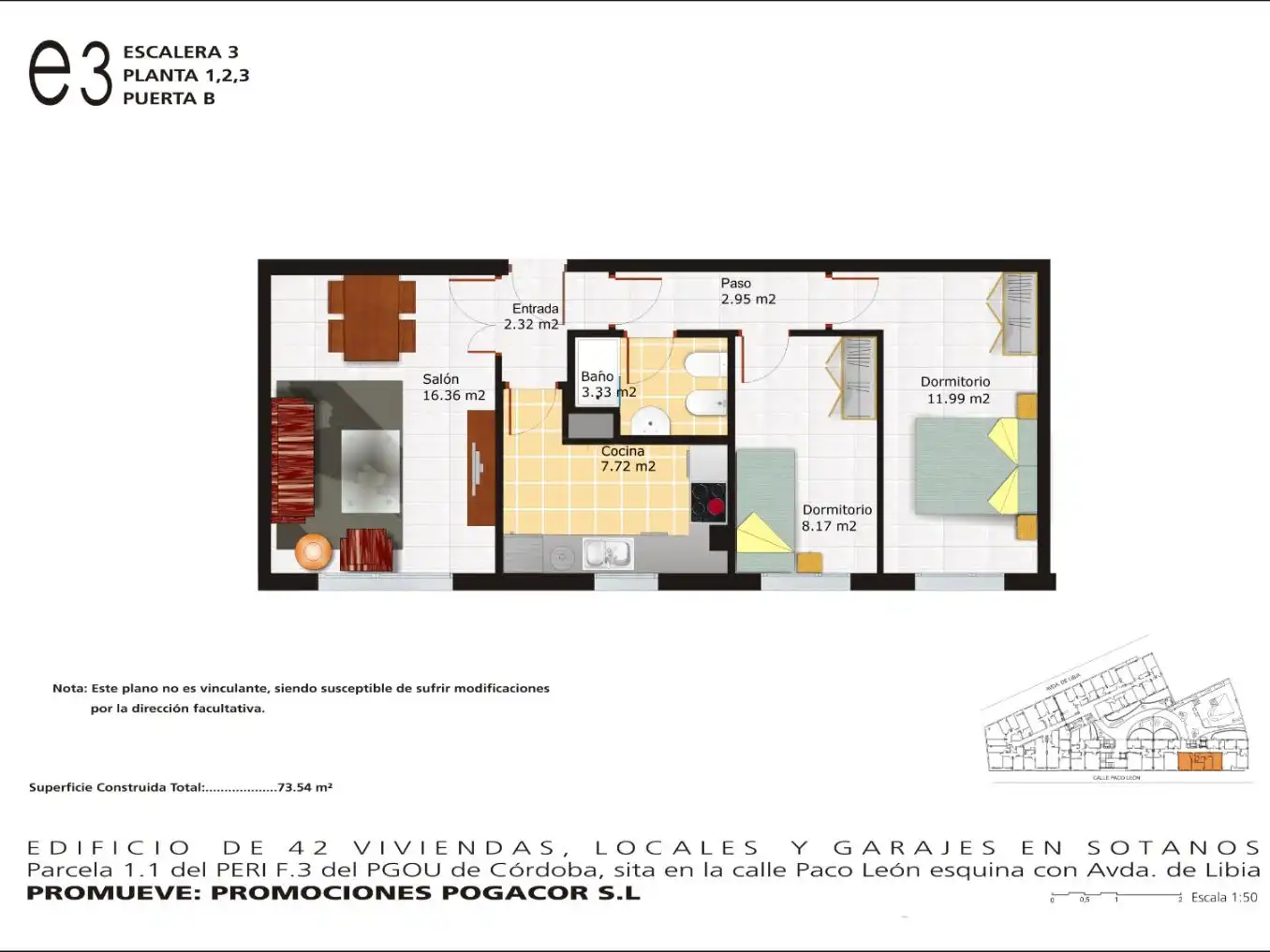 Piso en venta en Calle de Paco León, 5, Cañero