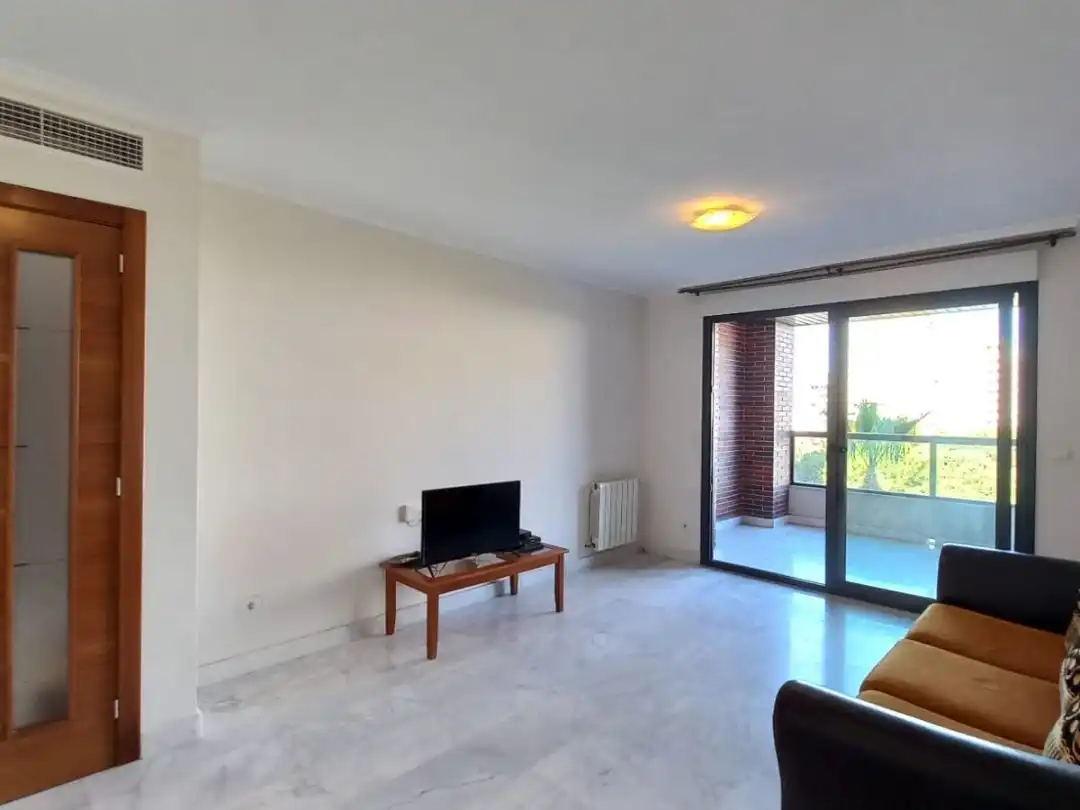 Flat for sale in Avinguda de la Condomina, 70, Cabo de las Huertas Living room of Flat for sale in Alicante / Alacant with Air Conditioner, Heating and Terrace