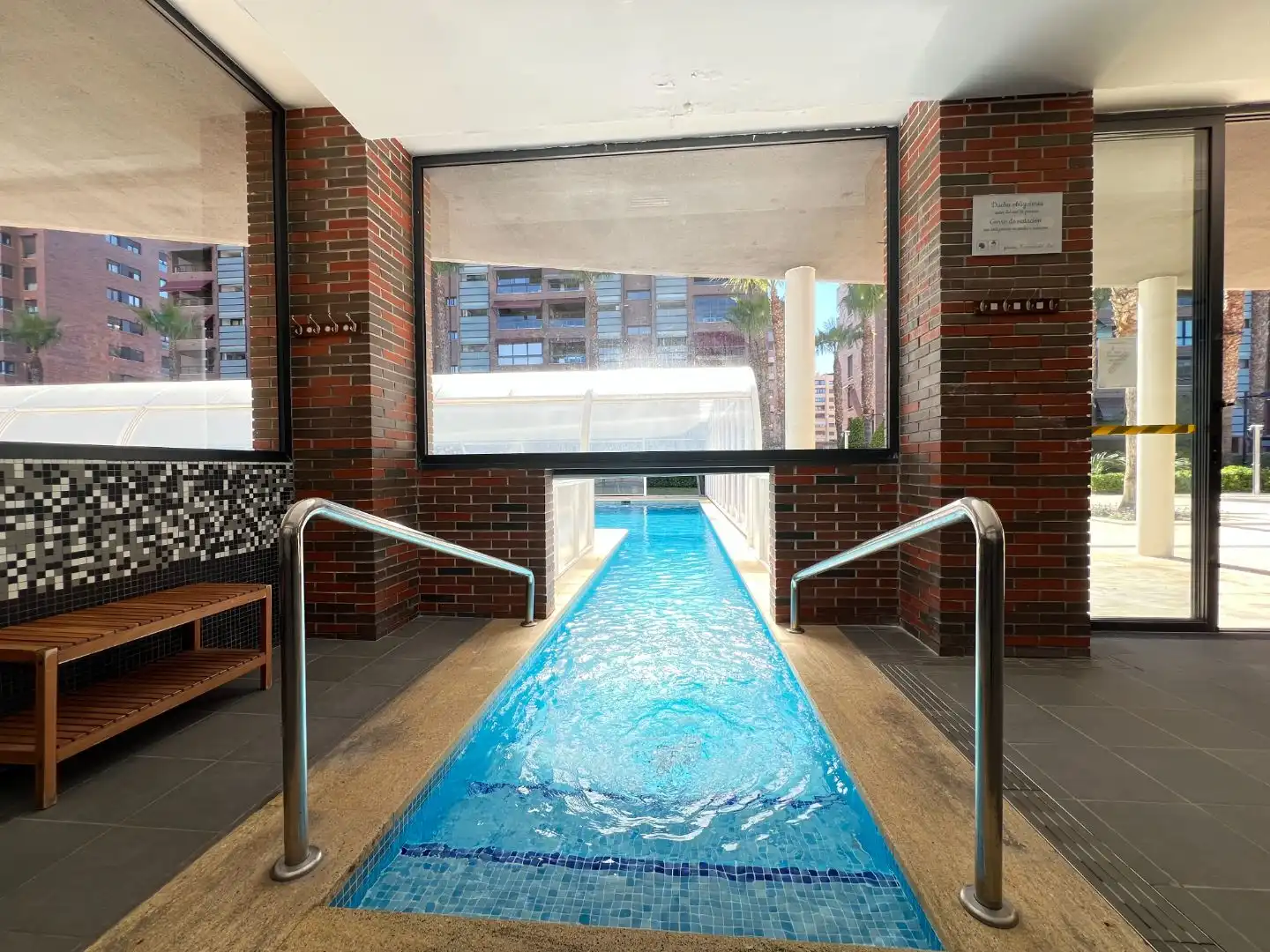 Flat for sale in Avinguda de la Condomina, 70, Cabo de las Huertas Swimming pool of Flat for sale in Alicante / Alacant with Air Conditioner, Heating and Terrace