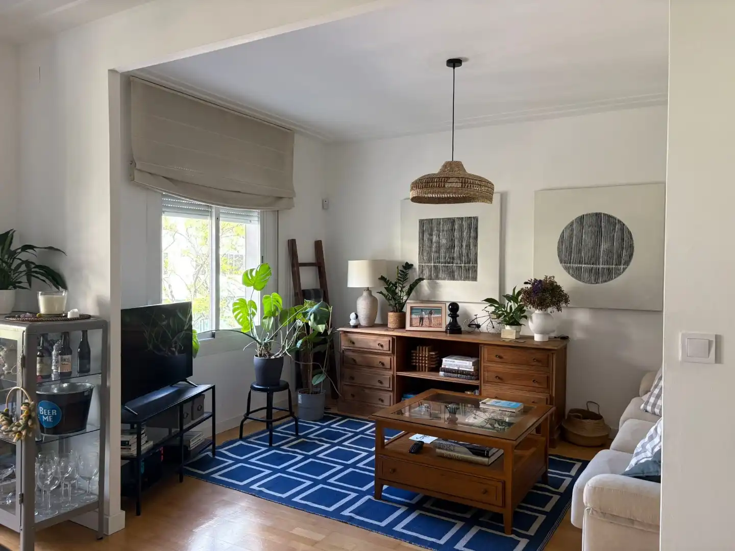 Piso en venta en Carrer de Gandesa, 6, Barri de les Corts Sala de estar de Piso en venta en Barcelona con Aire acondicionado, Calefacción y Jardín privado