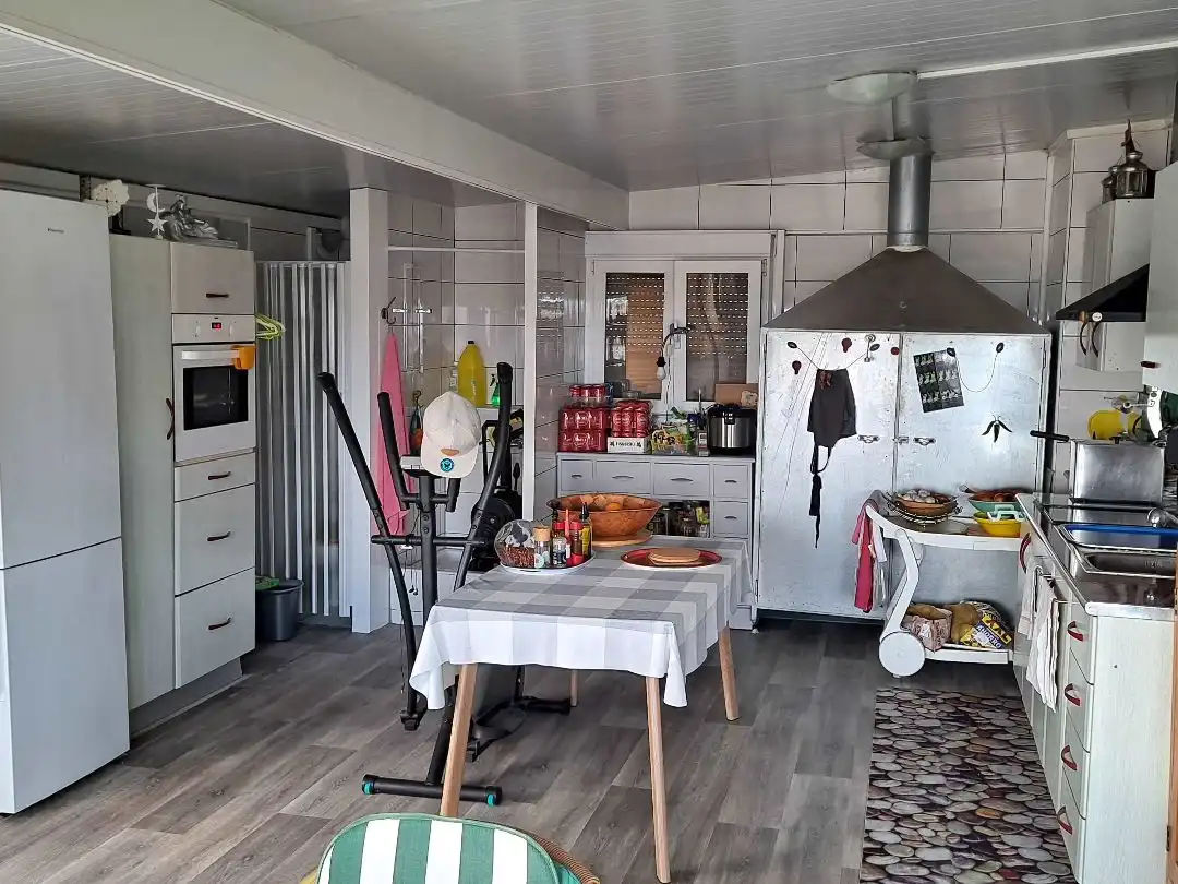 Küche von Dachboden zum Verkauf in Eivissa mit Klimaanlage, Terrasse und Balkon