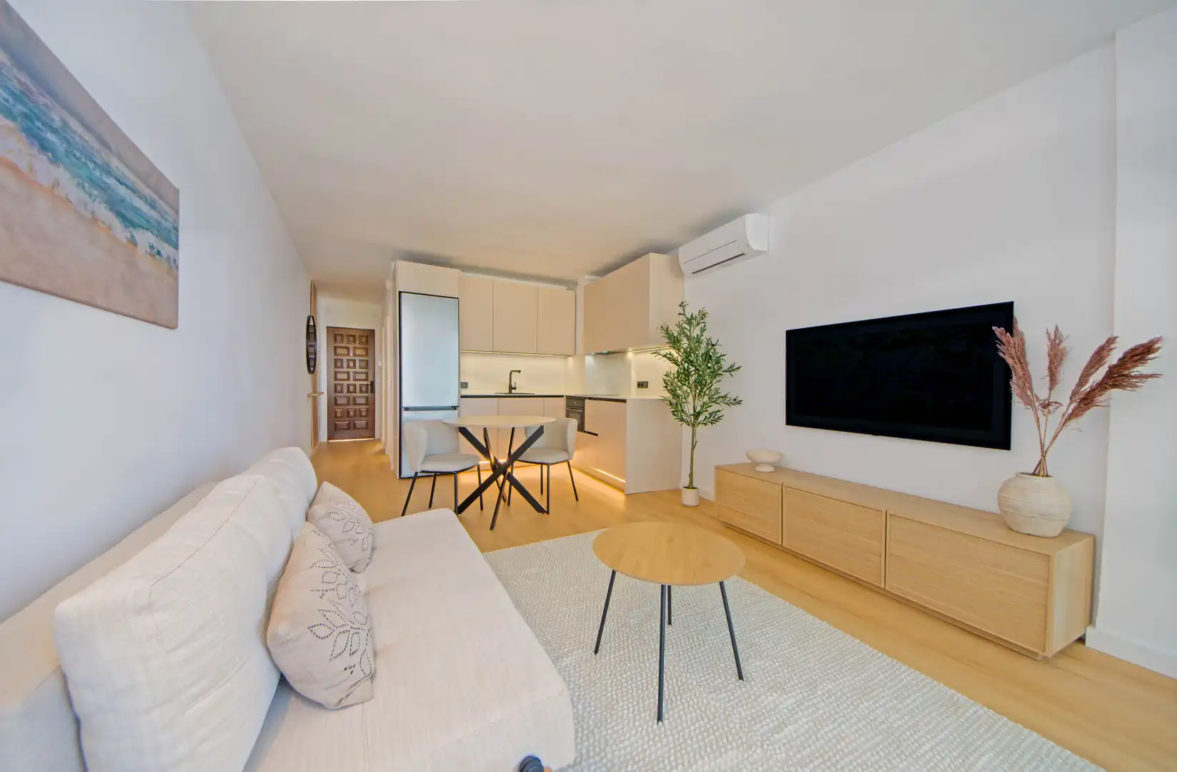 Pis de lloguer a Carrer de Ramon de Montcada, 8, Costa de la Calma Sala d'estar de Pis de lloguer en Calvià amb Aire condicionat, Parquet i Terrassa