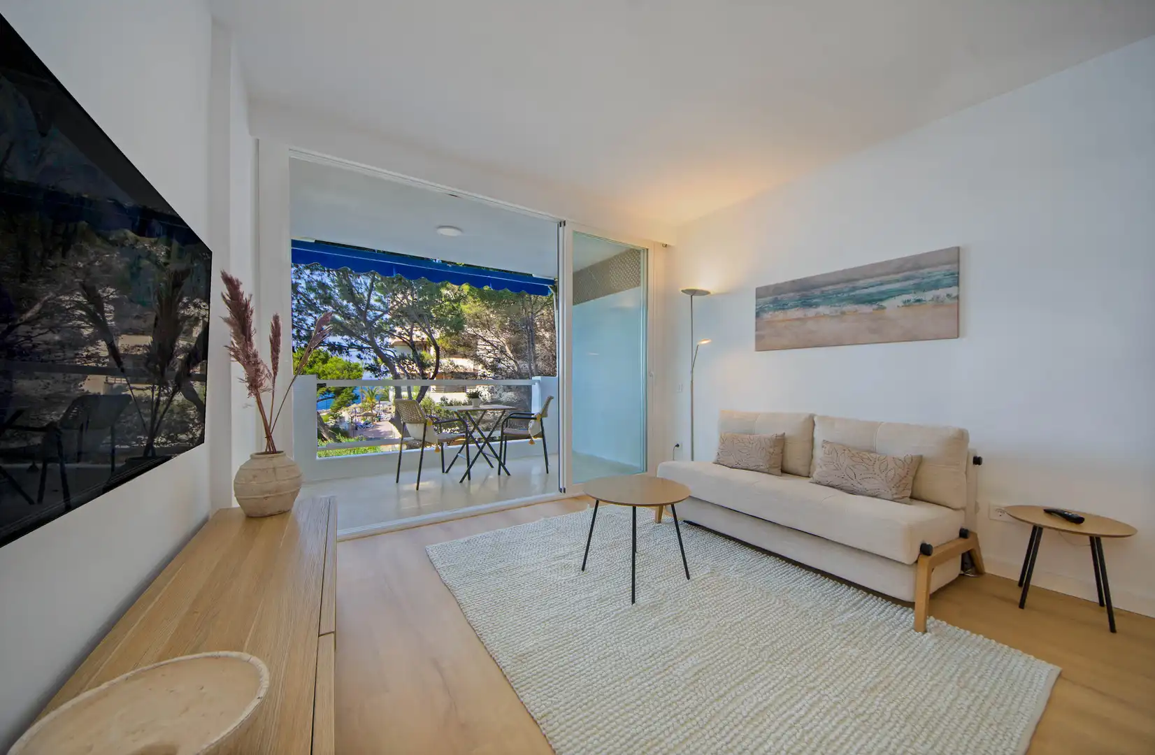 Pis de lloguer a Carrer de Ramon de Montcada, 8, Costa de la Calma Sala d'estar de Pis de lloguer en Calvià amb Aire condicionat, Parquet i Terrassa
