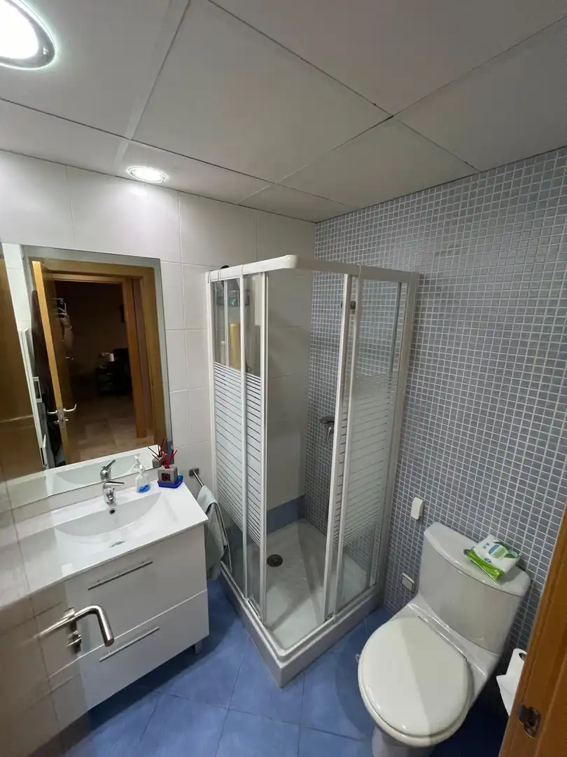 Flat for rent in Calle Sillares, 8, Almayate Bathroom of Flat for rent in Vélez-Málaga with Air Conditioner, Heating and Private garden