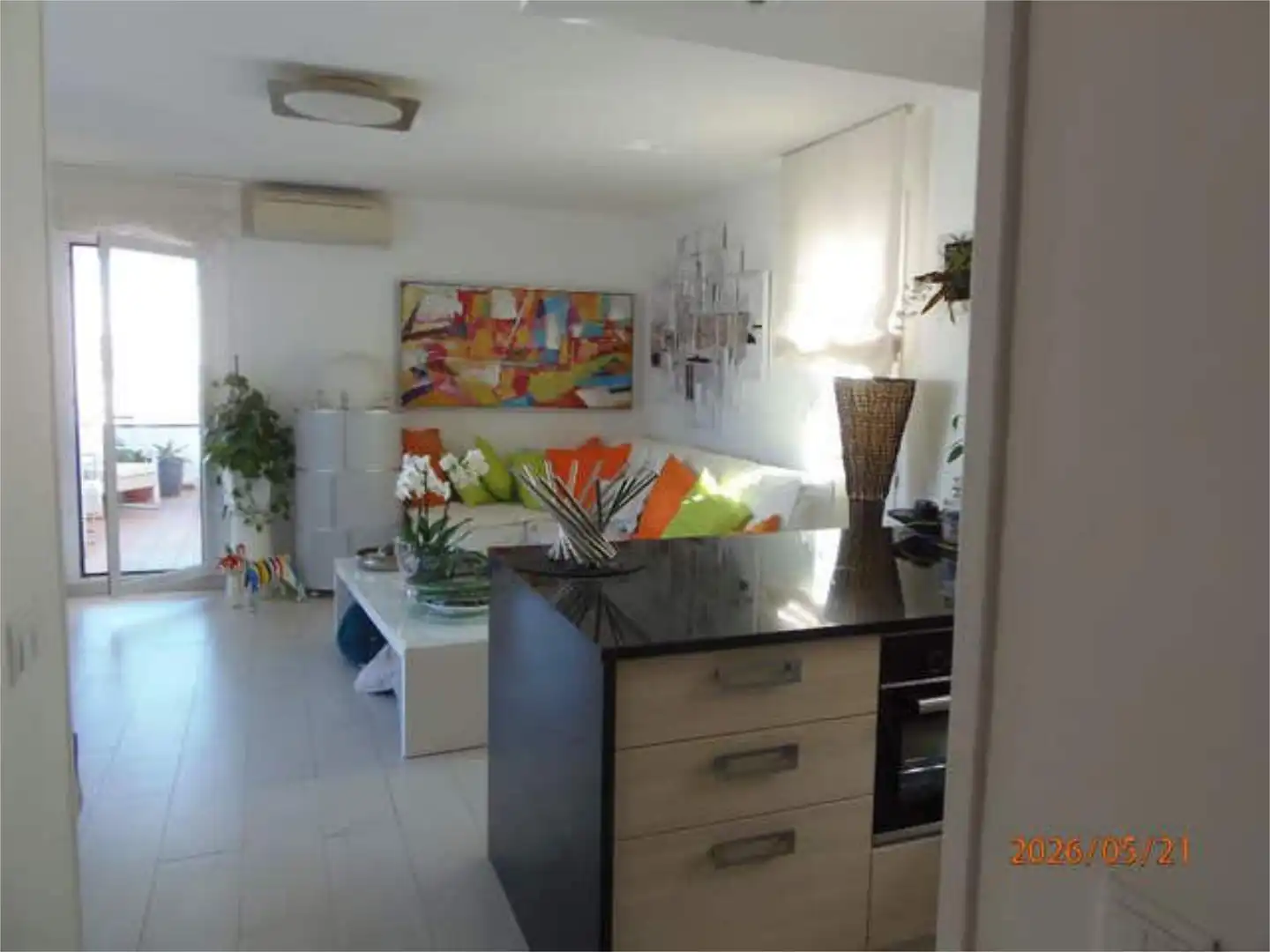 Cuina de Apartament en venda en Roses amb Calefacció, Jardí privat i Terrassa