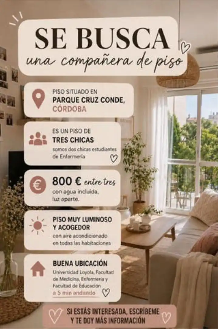Flat for rent in Córdoba