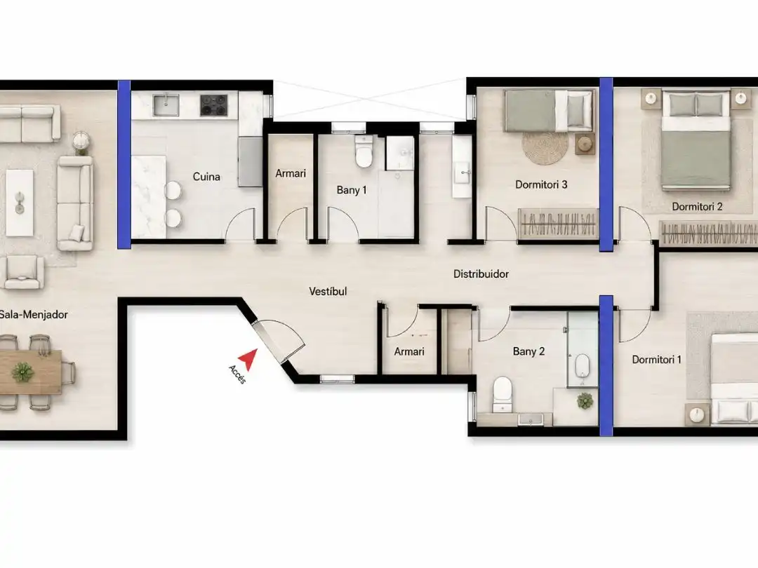 Piso en venta en Passatge de Marimon, 7, Sant Gervasi- Galvany Piso en venta en Barcelona Capital con Balcón