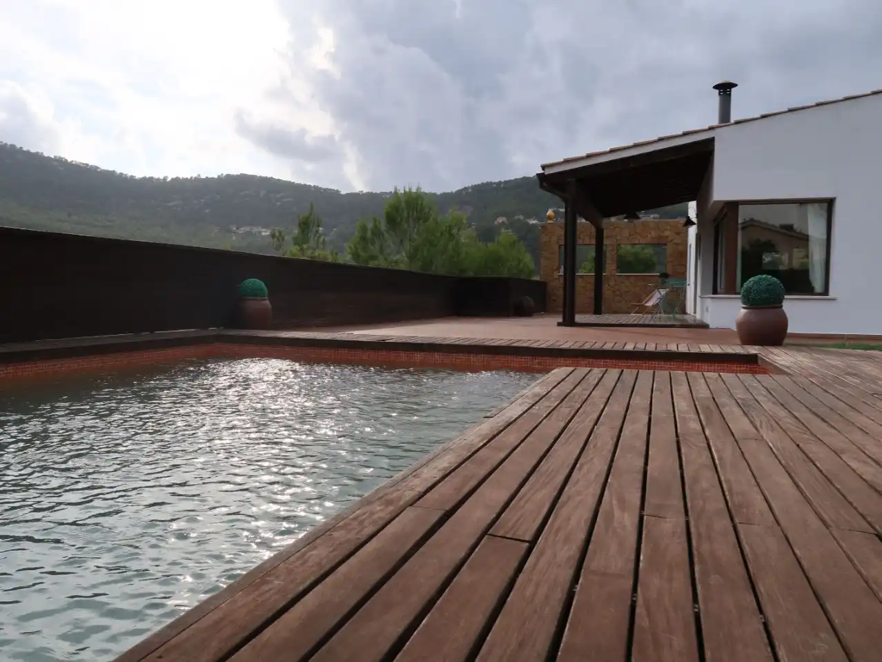 Piscina de Pis de lloguer en Vallirana amb Calefacció, Jardí privat i Parquet