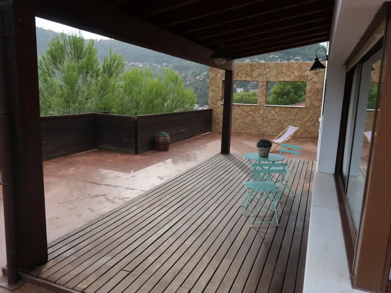Terrassa de Pis de lloguer en Vallirana amb Calefacció, Jardí privat i Parquet
