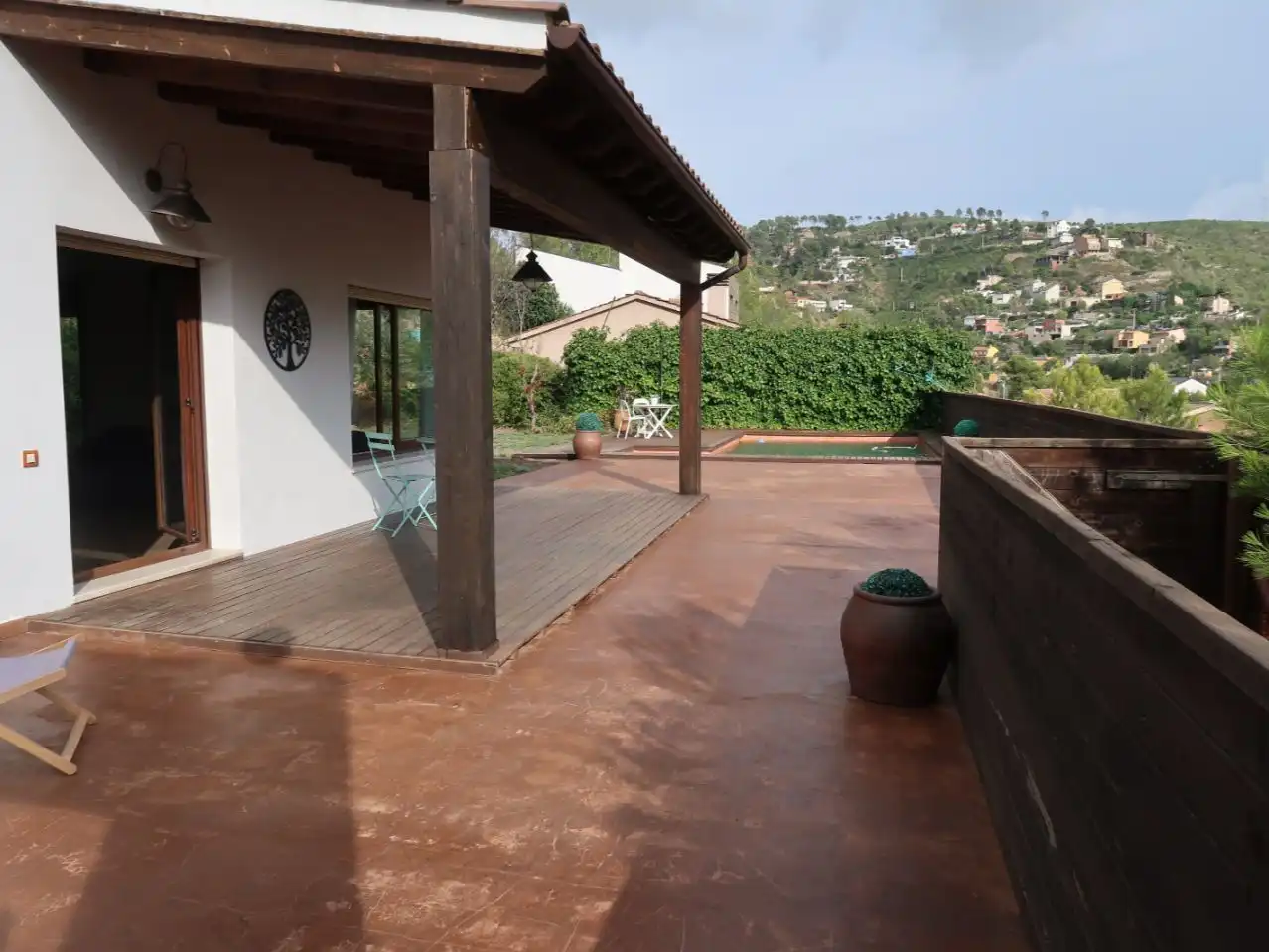 Terrassa de Pis de lloguer en Vallirana amb Calefacció, Jardí privat i Parquet