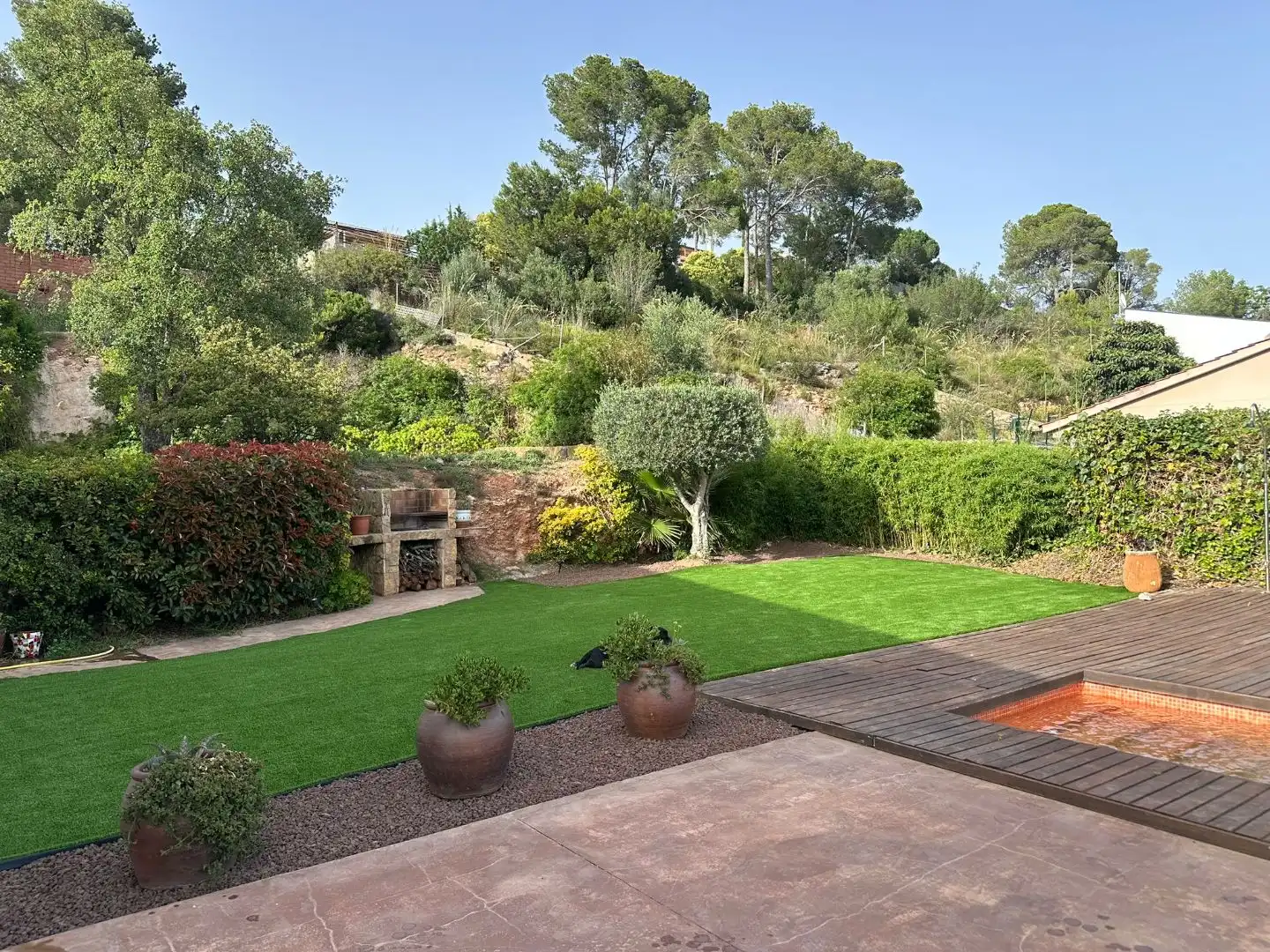 Jardí de Pis de lloguer en Vallirana amb Calefacció, Jardí privat i Parquet