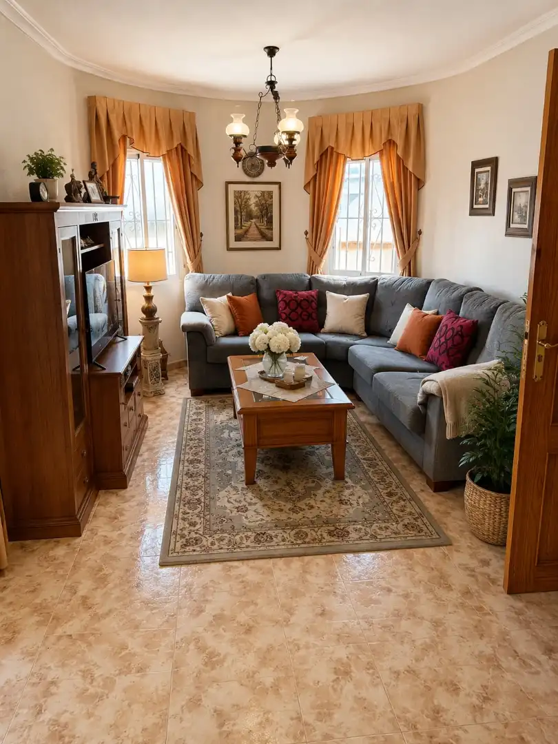 Casa o chalet en venta en Diseminado Poligono 2, 28, El Mojón Sala de estar de Casa o chalet en venta en Pilar de la Horadada con Aire acondicionado, Terraza y Piscina