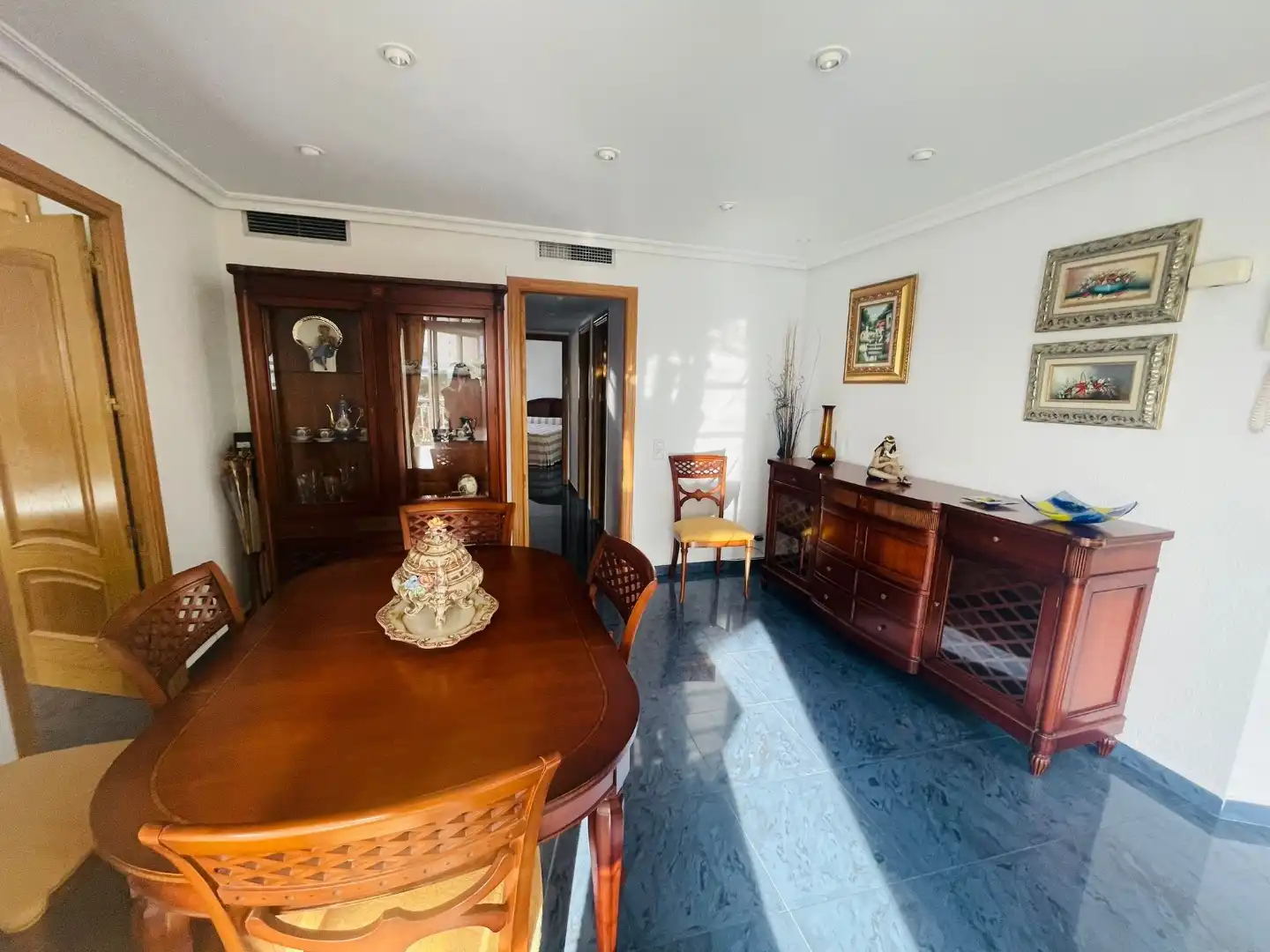 Wohnung zum Verkauf in Carrer D'astúries, 6, Playa de Gandia Esszimmer von Wohnung zum Verkauf in Gandia mit Klimaanlage, Terrasse und Schwimmbad