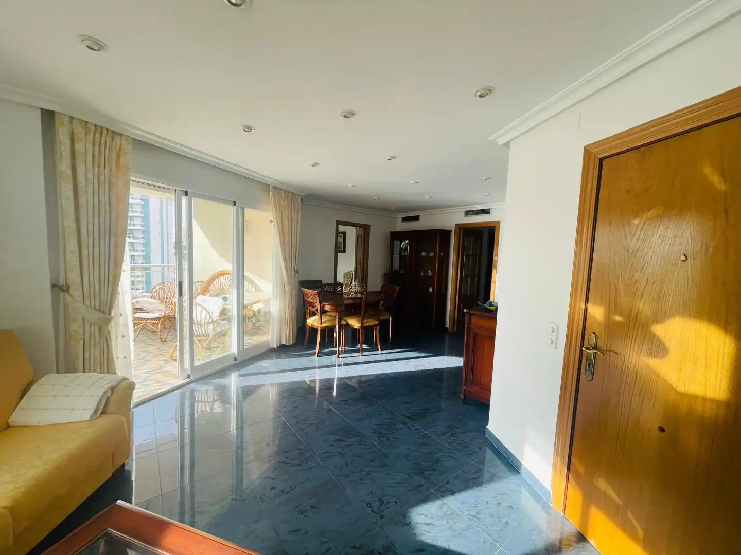 Wohnung zum Verkauf in Carrer D'astúries, 6, Playa de Gandia Esszimmer von Wohnung zum Verkauf in Gandia mit Klimaanlage, Terrasse und Schwimmbad