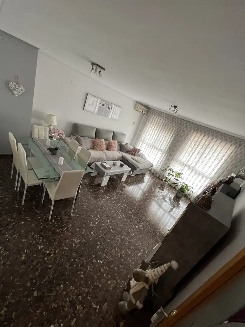 Flat for sale in Calle del Maestro Atanasio Garcia Zapater, Benetússer Living room of Flat for sale in Benetússer with Air Conditioner, Terrace and Furnished