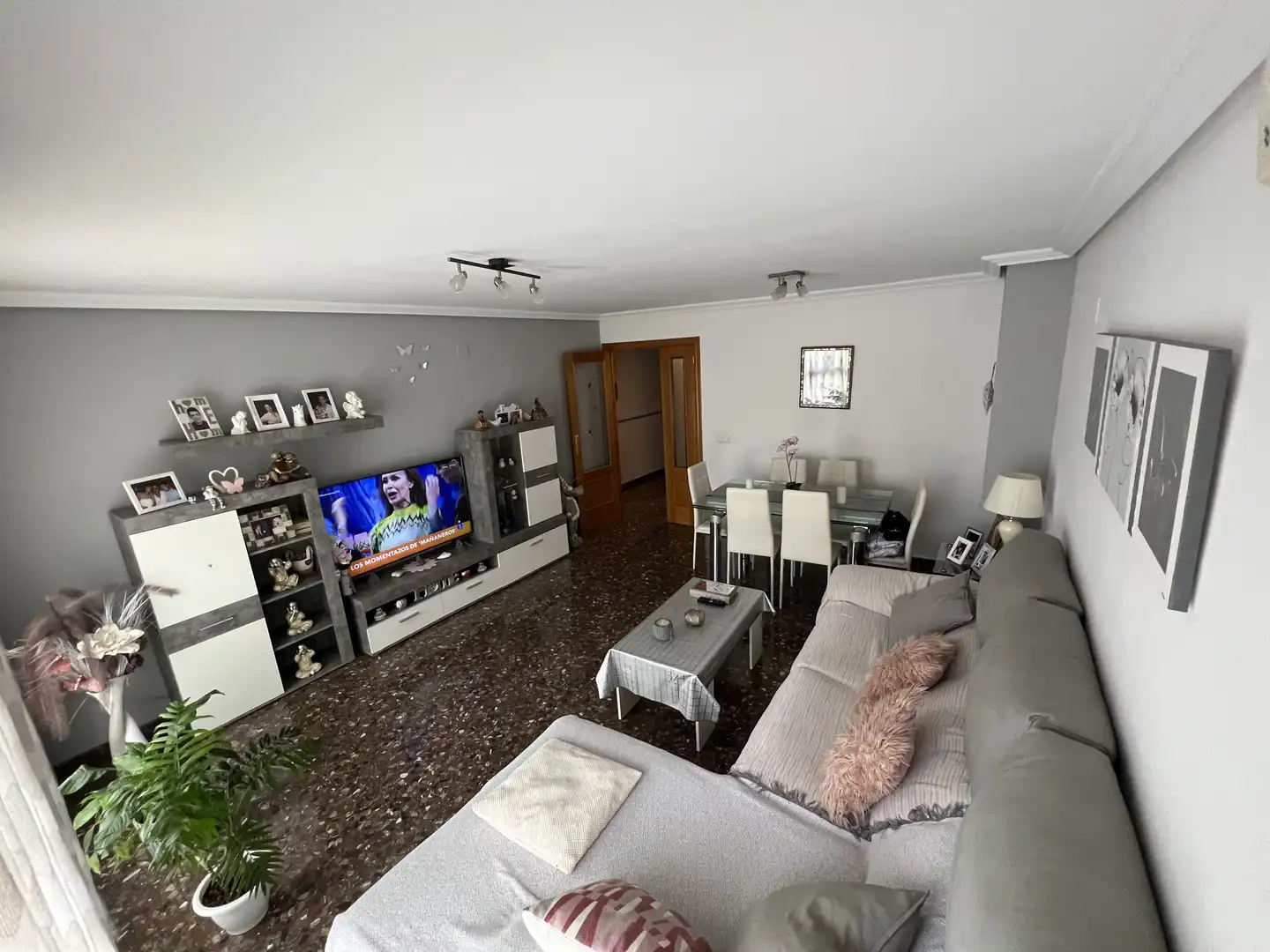 Flat for sale in Calle del Maestro Atanasio Garcia Zapater, Benetússer Living room of Flat for sale in Benetússer with Air Conditioner, Terrace and Furnished