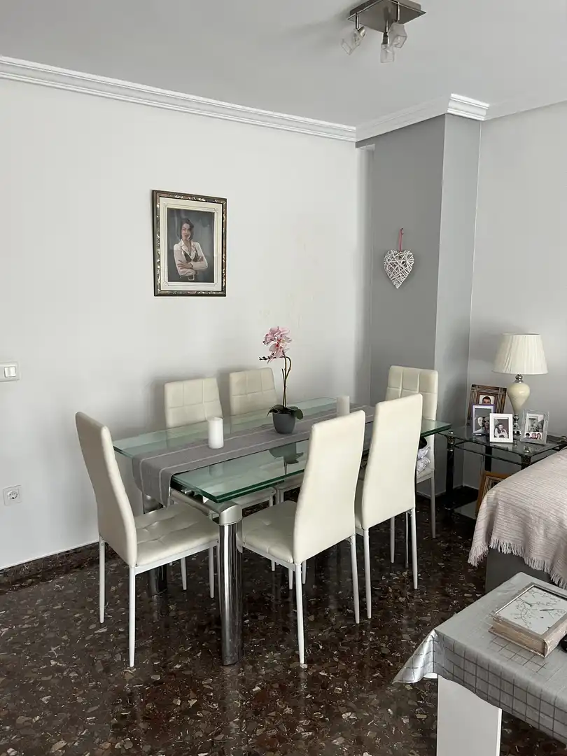 Flat for sale in Calle del Maestro Atanasio Garcia Zapater, Benetússer Dining room of Flat for sale in Benetússer with Air Conditioner, Terrace and Furnished