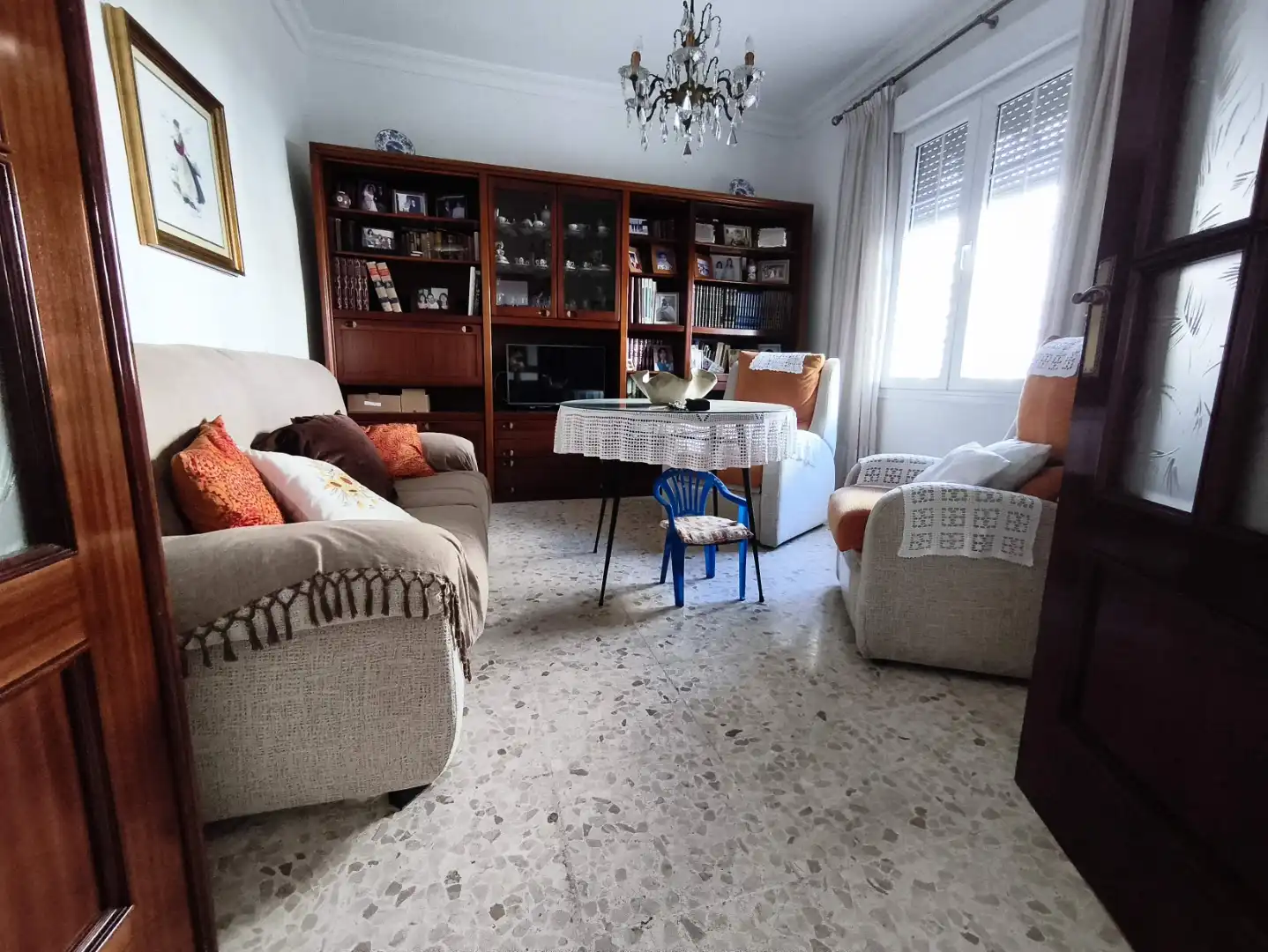 Sala de estar de Casa o chalet en venta en  Huelva Capital con Balcón