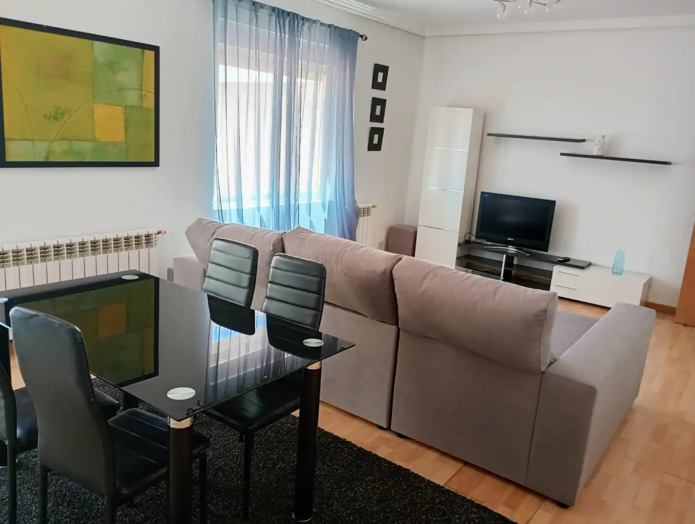 Sala de estar de Piso en venta en Zamora Capital  con Calefacción, Parquet y Terraza
