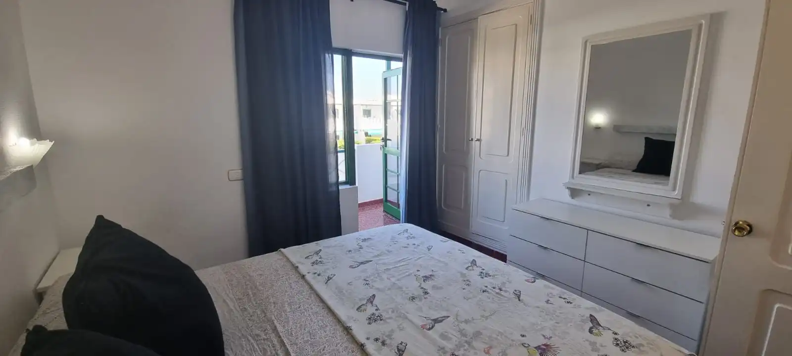 Bedroom of Flat for rent in San Bartolomé de Tirajana  with Air Conditioner, Terrace and Swimming Pool