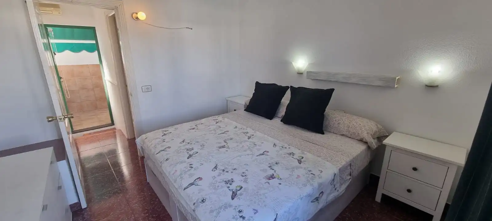 Bedroom of Flat for rent in San Bartolomé de Tirajana  with Air Conditioner, Terrace and Swimming Pool